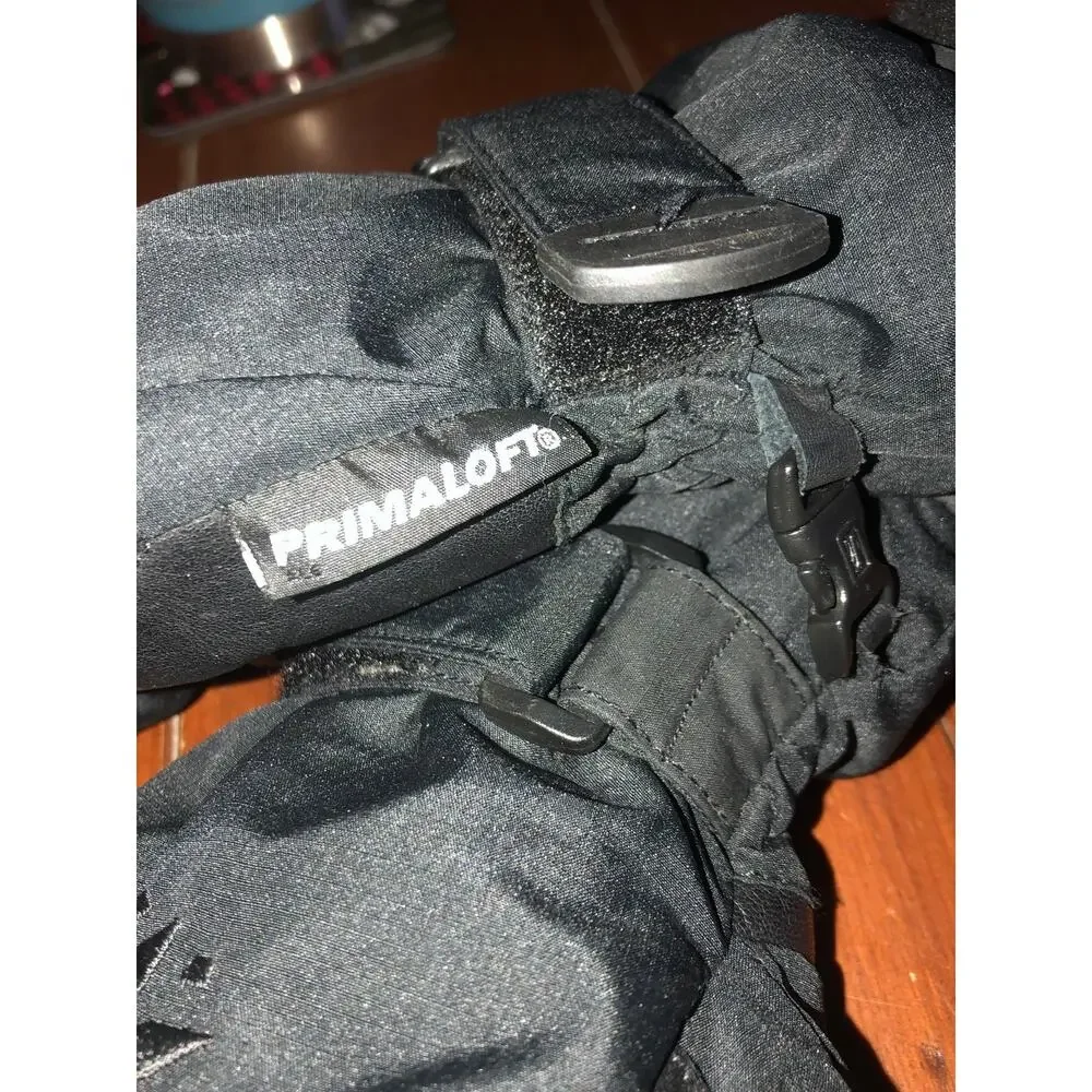 Scott primaloft mittens with finger bays black size small